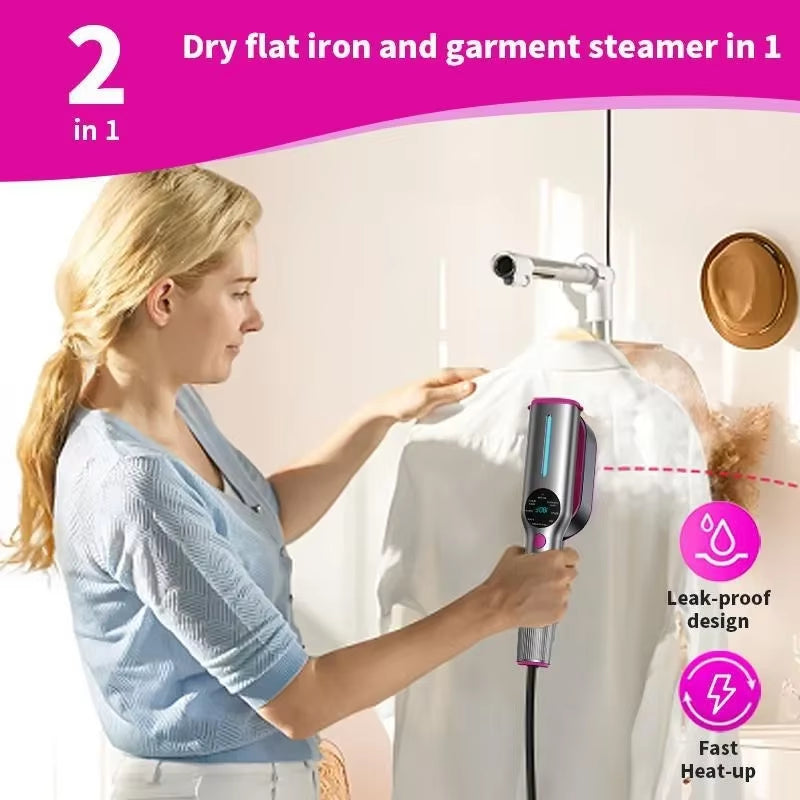 Handheld Automatic Steam Iron Nano Atomization Iron Steamer for Clothes Smart Portable Travel Clothes Steamer Home Appliances